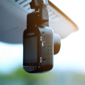 UltraDash Dash Cam Mount in the car
