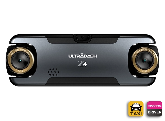 UltraDash Z4 Dual Lens 4K+4K HDR Dash Cam with WIFI GPS
