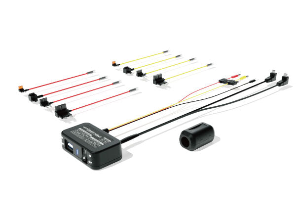 Advanced Power Supply Hardwire kit Set (Power Cord) HW1-D Dual L Shape Suitable for front and rear UltraDash C1 and UltraDash Z3 Dash Cam